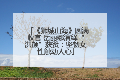 《狮城山海》圆满收官 岳丽娜演绎“洪颜”获赞：坚韧女性触动人心