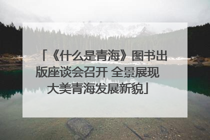 《什么是青海》图书出版座谈会召开 全景展现大美青海发展新貌