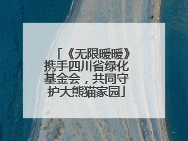 《无限暖暖》携手四川省绿化基金会，共同守护大熊猫家园