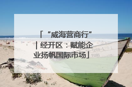 “威海营商行”｜经开区：赋能企业扬帆国际市场