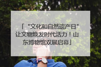 “文化和自然遗产日”让文物焕发时代活力！山东博物馆双展启幕
