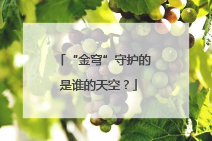 “金穹”守护的是谁的天空？