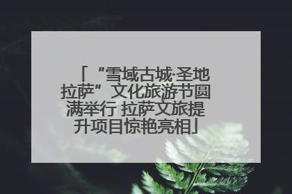 “雪域古城·圣地拉萨”文化旅游节圆满举行 拉萨文旅提升项目惊艳亮相