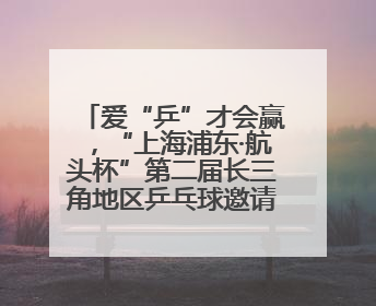 爱“乒”才会赢，“上海浦东·航头杯”第二届长三角地区乒乓球邀请赛举行