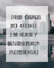 电影《捕风追影》8月16日上映 成龙张子枫与梁家辉此沙开启警匪对决