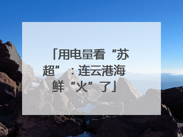 用电量看“苏超”：连云港海鲜“火”了