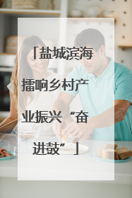 盐城滨海擂响乡村产业振兴“奋进鼓”