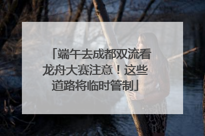 端午去成都双流看龙舟大赛注意！这些道路将临时管制