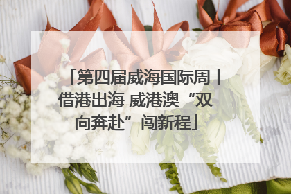 第四届威海国际周丨借港出海 威港澳“双向奔赴”闯新程