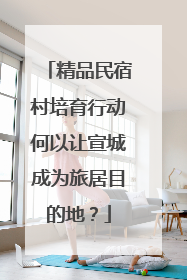 精品民宿村培育行动何以让宣城成为旅居目的地？