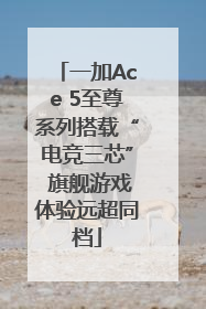 一加Ace 5至尊系列搭载“电竞三芯” 旗舰游戏体验远超同档