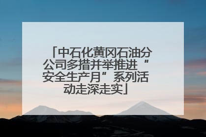 中石化黄冈石油分公司多措并举推进“安全生产月”系列活动走深走实