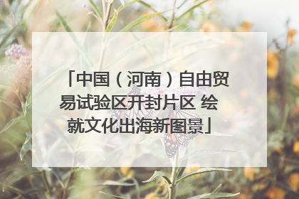 中国（河南）自由贸易试验区开封片区 绘就文化出海新图景