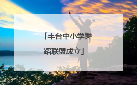 丰台中小学舞蹈联盟成立