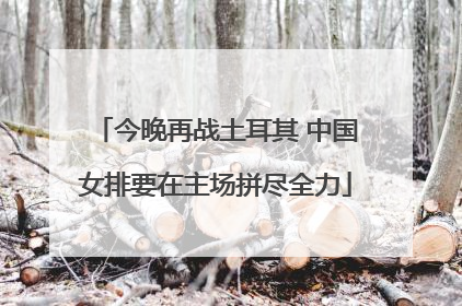 今晚再战土耳其 中国女排要在主场拼尽全力