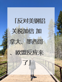 反对美钢铝关税加倍 加拿大、墨西哥、欧盟反应来了