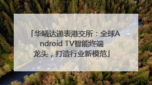 华曦达递表港交所：全球Android TV智能终端龙头，打造行业新模范
