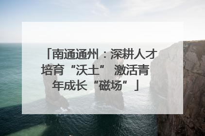 南通通州：深耕人才培育“沃土” 激活青年成长“磁场”