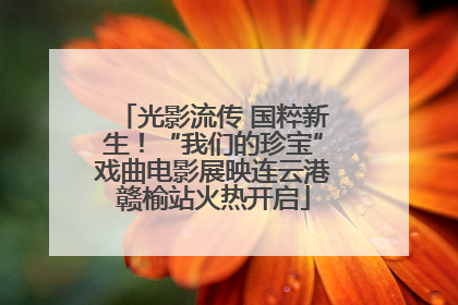 光影流传 国粹新生！“我们的珍宝”戏曲电影展映连云港赣榆站火热开启