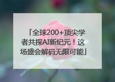 全球200+顶尖学者共探AI新纪元！这场盛会解码无限可能