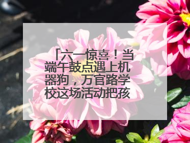 六一惊喜！当端午鼓点遇上机器狗，万官路学校这场活动把孩子们看呆啦→