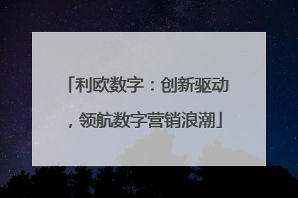 利欧数字：创新驱动，领航数字营销浪潮