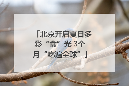 北京开启夏日多彩“食”光 3个月“吃遍全球”