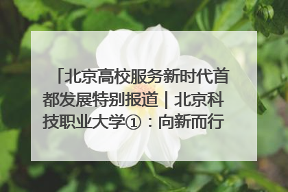 北京高校服务新时代首都发展特别报道｜北京科技职业大学①：向新而行，为首都低空经济发展提供“即战力”