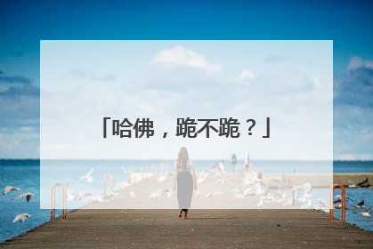 哈佛，跪不跪？