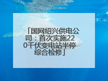 国网绍兴供电公司：首次实施220千伏变电站半停综合检修