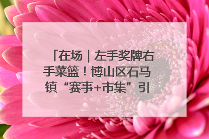 在场｜左手奖牌右手菜篮！博山区石马镇“赛事+市集”引燃周末经济