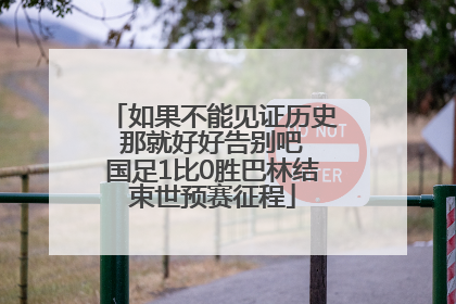 如果不能见证历史 那就好好告别吧 国足1比0胜巴林结束世预赛征程