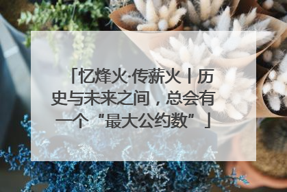 忆烽火·传薪火丨历史与未来之间，总会有一个“最大公约数”