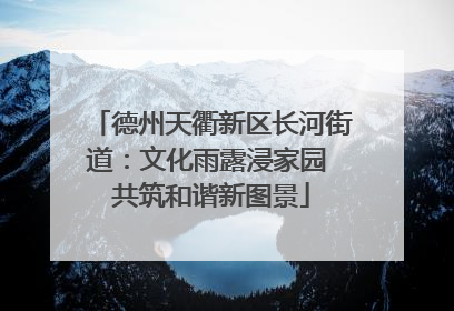 德州天衢新区长河街道：文化雨露浸家园 共筑和谐新图景