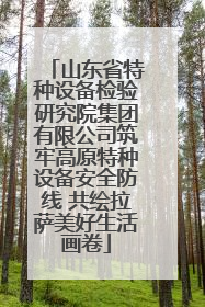 山东省特种设备检验研究院集团有限公司筑牢高原特种设备安全防线 共绘拉萨美好生活画卷