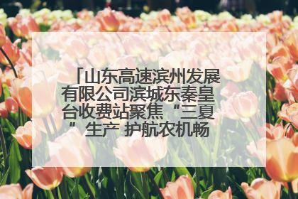 山东高速滨州发展有限公司滨城东秦皇台收费站聚焦“三夏”生产 护航农机畅行“丰收路”