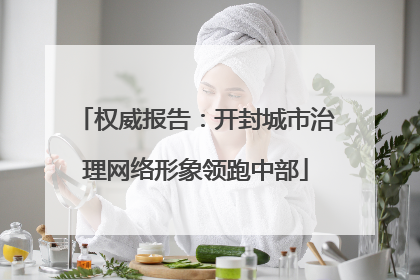 权威报告：开封城市治理网络形象领跑中部