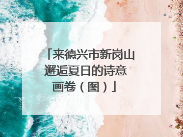 来德兴市新岗山 邂逅夏日的诗意画卷（图）