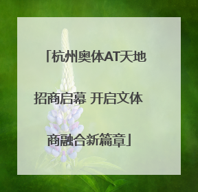 杭州奥体AT天地招商启幕 开启文体商融合新篇章