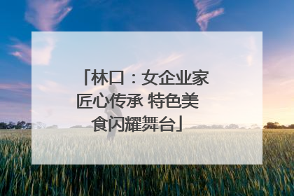 林口：女企业家匠心传承 特色美食闪耀舞台
