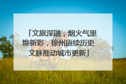 文旅深融，烟火气里焕新彩，徐州赓续历史文脉推动城市更新