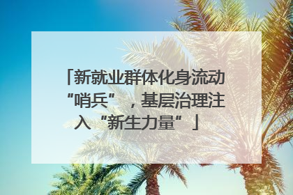 新就业群体化身流动“哨兵”，基层治理注入“新生力量”