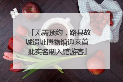 无需预约，路县故城遗址博物馆迎来首批实名制入馆游客