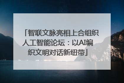 智联文脉亮相上合组织人工智能论坛：以AI编织文明对话新纽带