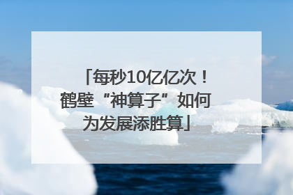 每秒10亿亿次！鹤壁“神算子”如何为发展添胜算