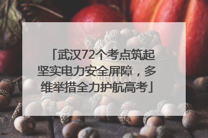 武汉72个考点筑起坚实电力安全屏障，多维举措全力护航高考
