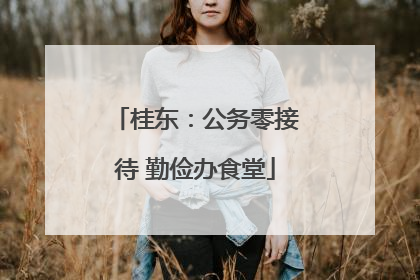 桂东：公务零接待 勤俭办食堂