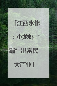 江西永修：小龙虾“蹦”出富民大产业