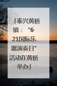泰兴黄桥镇：“6·21国际乐器演奏日”活动在黄桥举办
