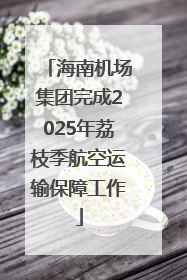 海南机场集团完成2025年荔枝季航空运输保障工作